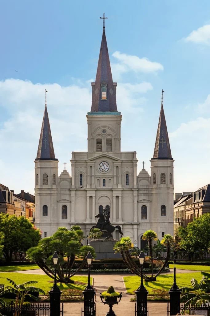 Foto da Catedral de New Orleans nos Estados Unidos