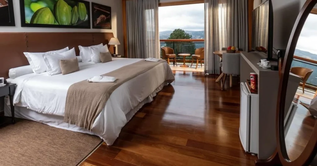 Foto de um quarto do Bendito Cacao Resort & Spa em Campos do Jordão, São Paulo