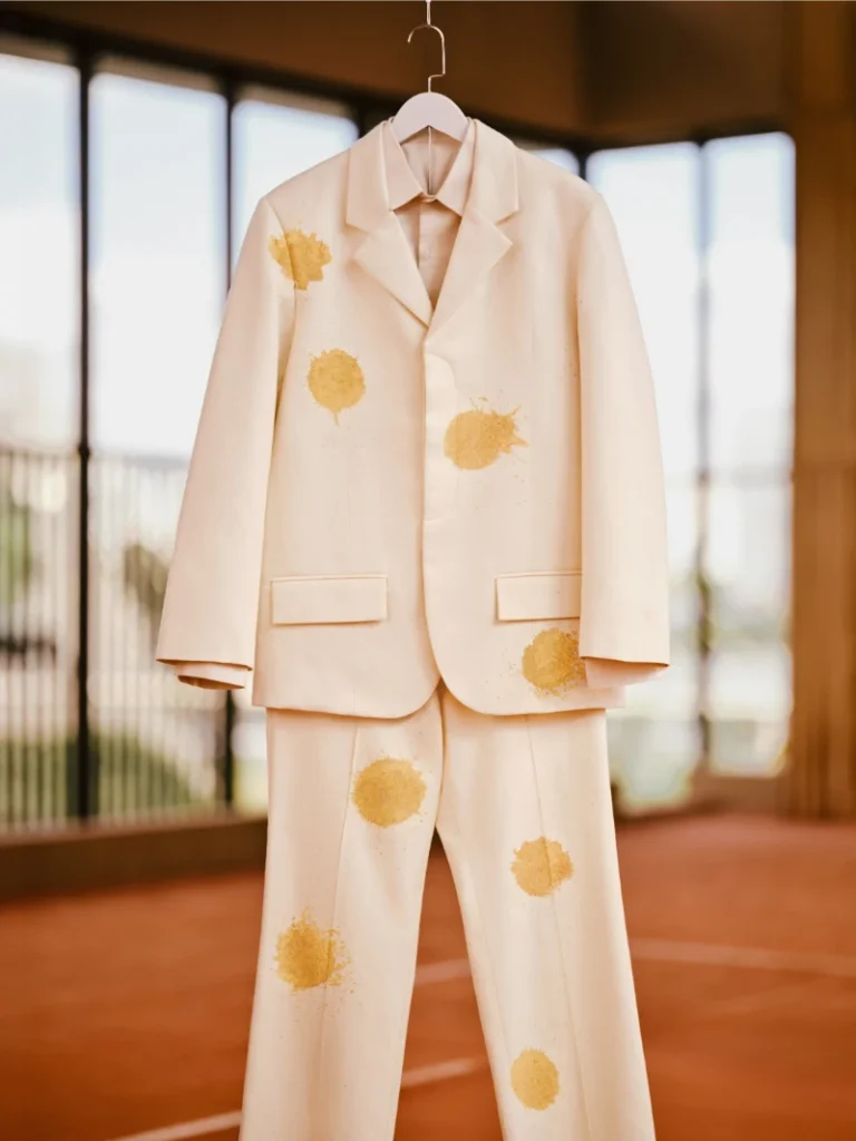 Foto de uma roupa da coleção da Stella Pure Gold com Marina Ruy Barbosa
