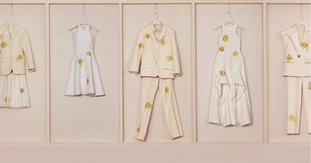Foto das peças da coleção da Stella Pure Gold desenhadas por Marina Ruy Barbosa