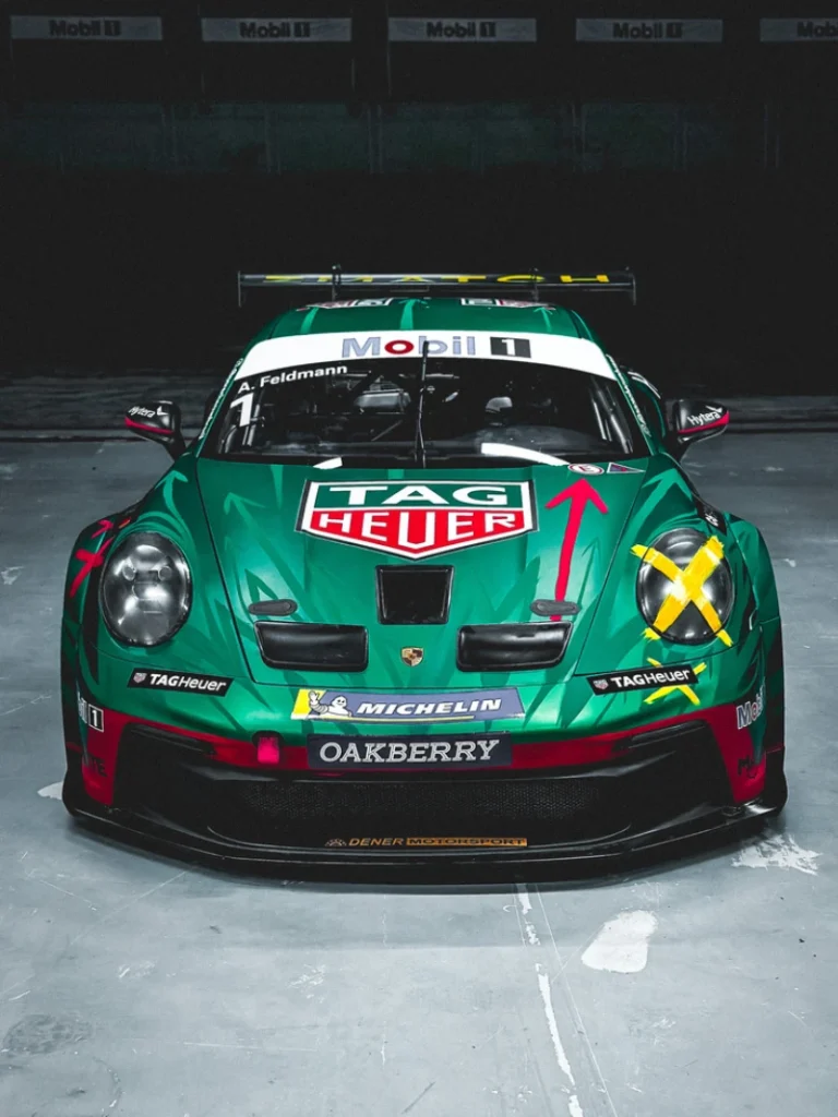 Foto de um carro da Porsche