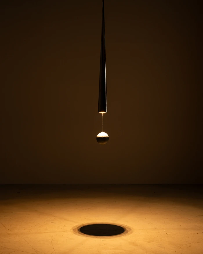 Foto da luminária da Herança Cultural