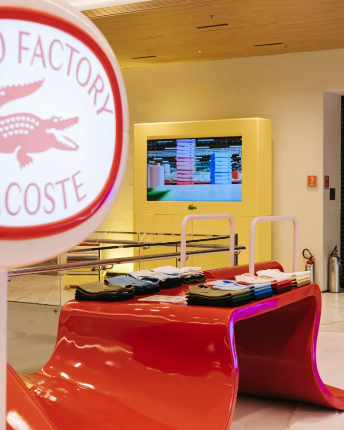 Foto da Polo Factory Lacoste em São Paulo