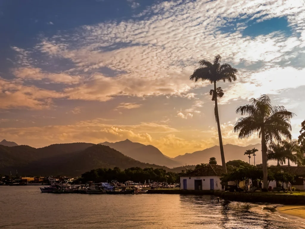 Vista de Paraty, no Rio de Janeiro