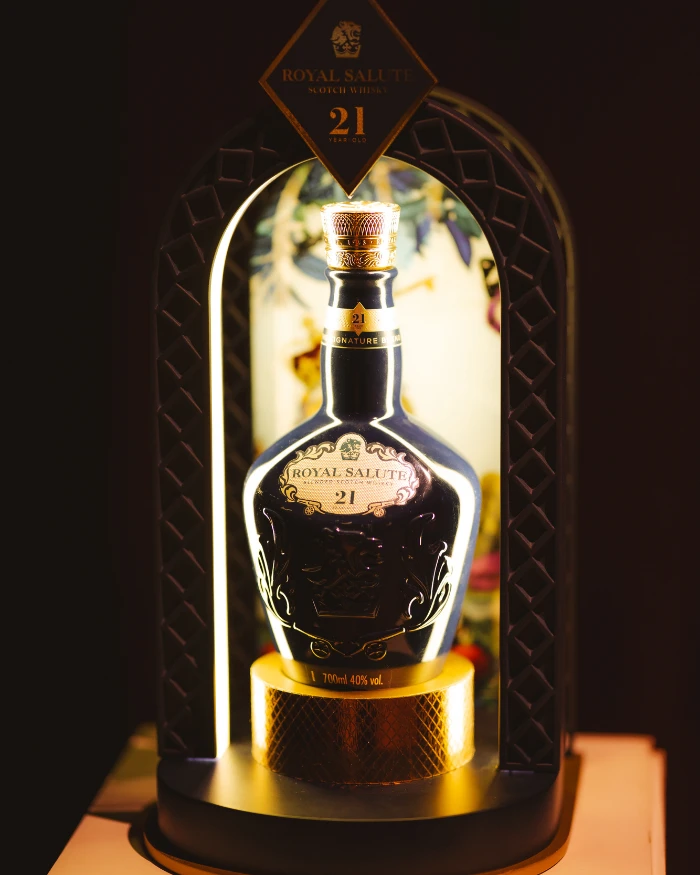 Garrafa de Royal Salute 21 anos
