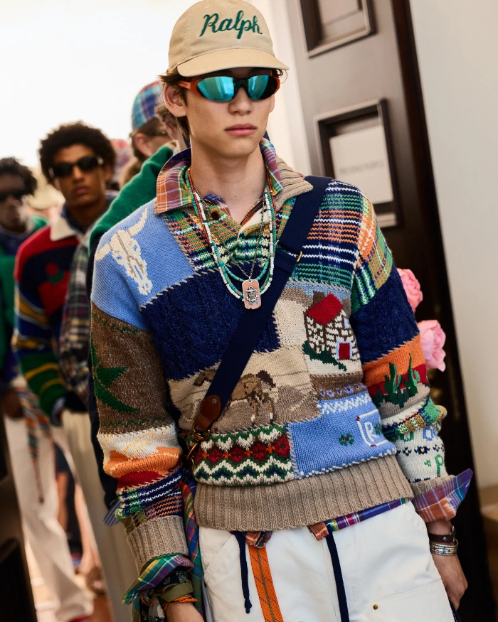 Foto de um modelo da Ralph Lauren