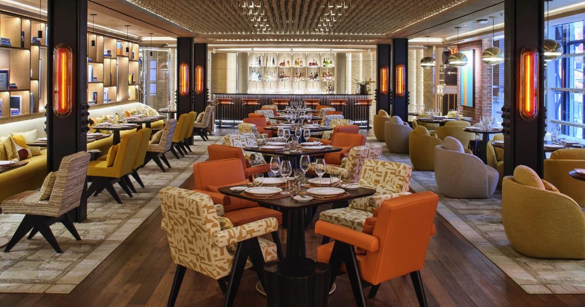 Foto do Le Café Louis Vuitton em Nova Iorque