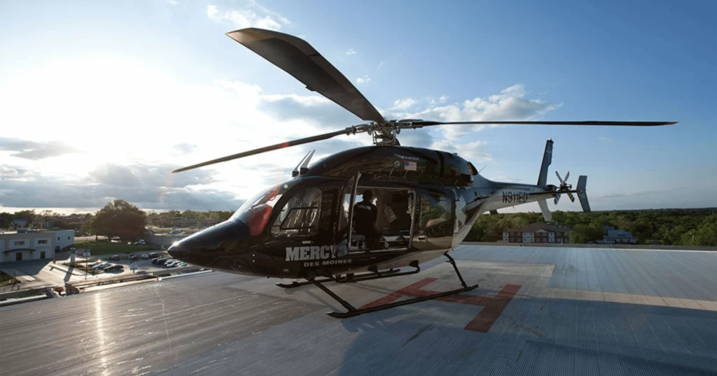 Foto do helicóptero Bell 429 da TAM Aviação Executiva