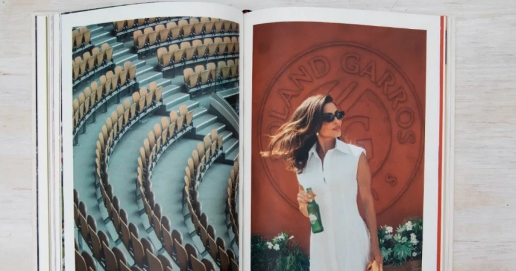 Foto do livro Stella Artois – Tennis Diaries Golden Courts aberto