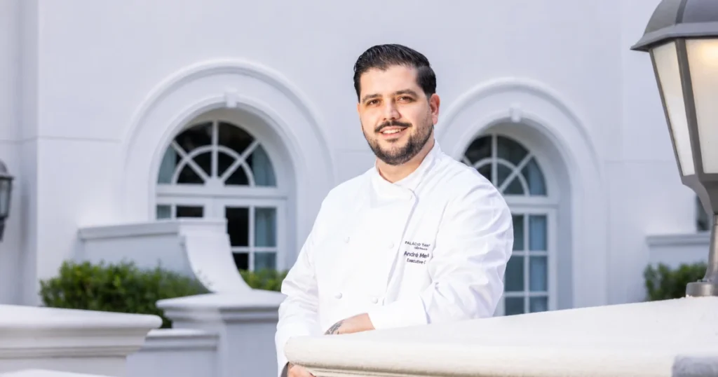 Foto do chef André Mendes