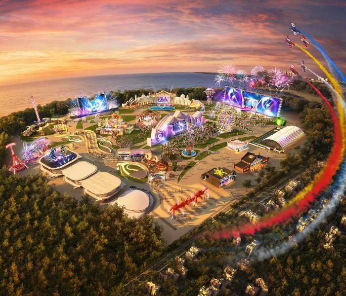 Mapa ilustrativo do Rock in Rio 2026