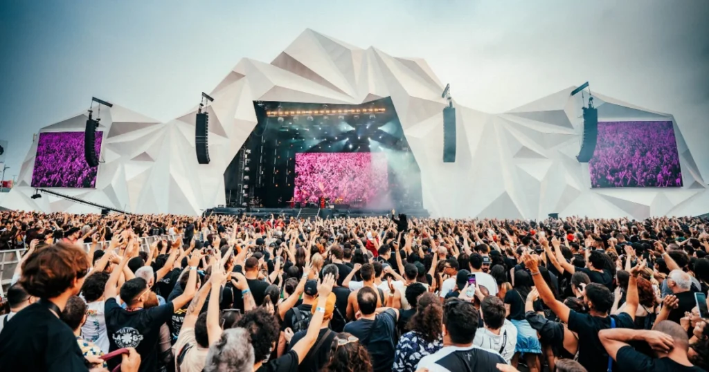 Foto do Palco Sunset do Rock in Rio