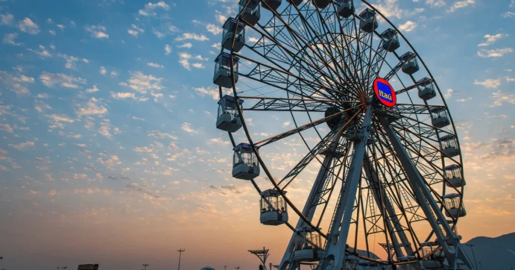 Foto da Roda-Gigante do Itaú no Rock in Rio
