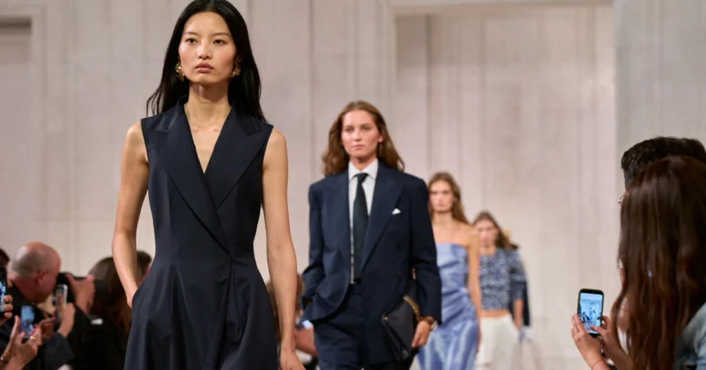 Foto do desfile da Coleção Spring 2027 da Ralph Lauren